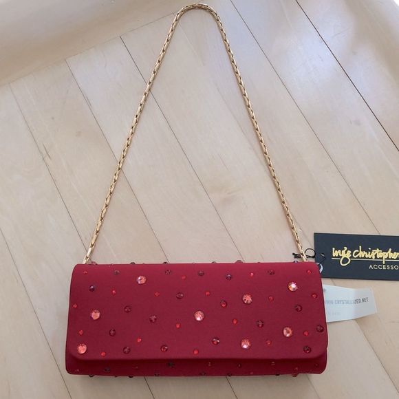 Inge Christopher KRYSTLE Swarovski Silk Clutch($178 on Inge Christopher website) - Picture 5 of 10